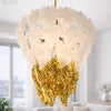 Seul Gold Crystal 5-Light Chandelier