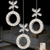 Medusa Chrome 3-Light Remote-Controlled Chandelier