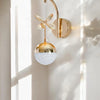 Clasy Gold 1-Light Wall Light