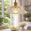 Italiano Clear Glass Classic 1-Light Pendant Light