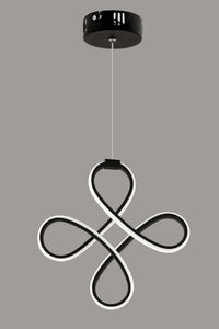 Yonca Black 1-Light Chandelier — view 3