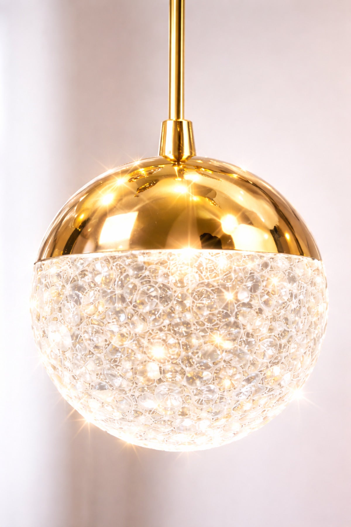 Grate Gold 3-Light Pendant Chandelier — view 4