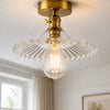 Torino Clear Glass Classic 1-Light Ceiling Light
