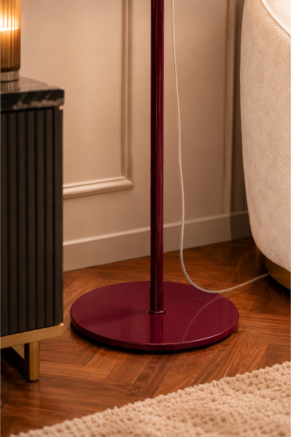 Lucca Burgundy Bohemian 145 cm Floor Lamp — view 7