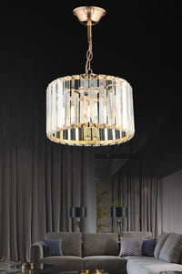 Modern Gold Crystal Multi-Light Chandelier — view 4