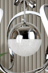 Clasy Chrome 1-Light Pendant Light — view 2