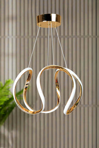 Deluxe Gold 1-Light Chandelier