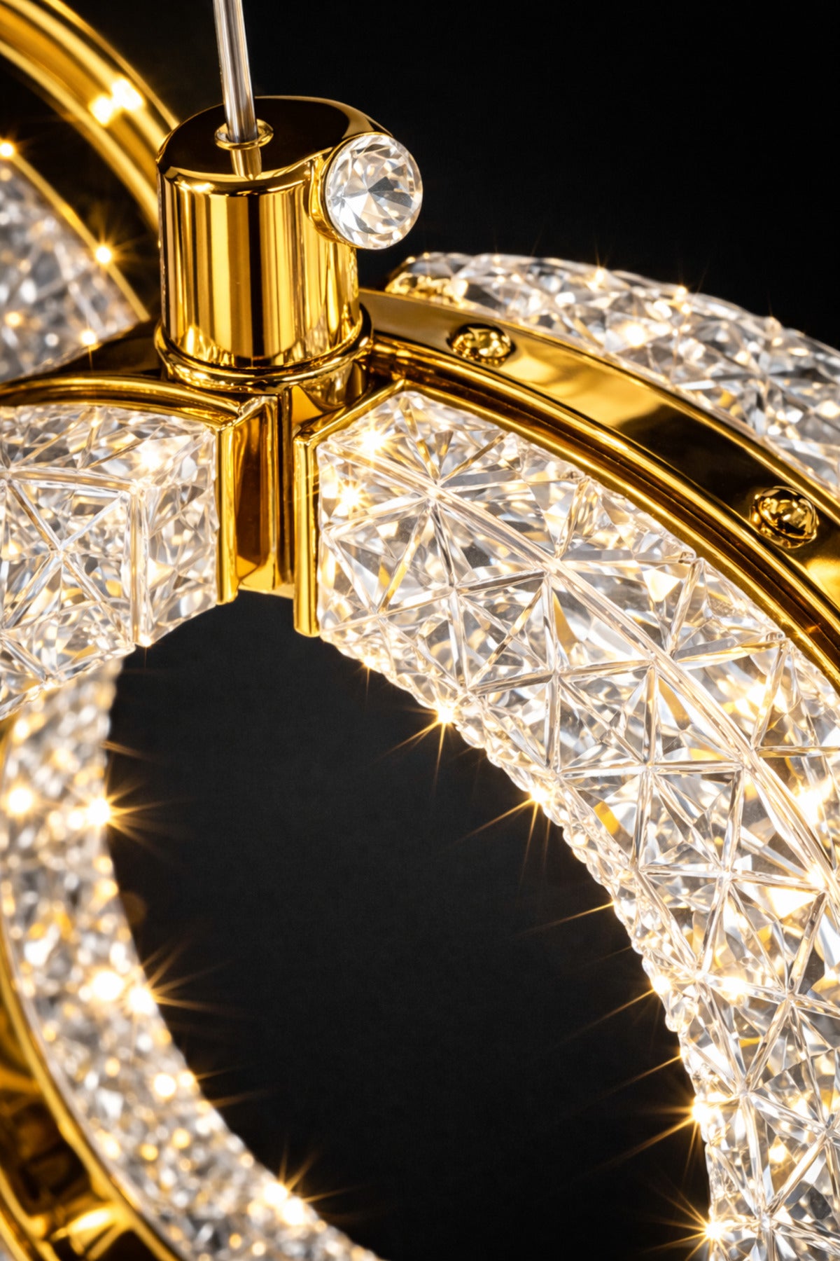 Athena Gold 1-Light Pendant Light — view 2