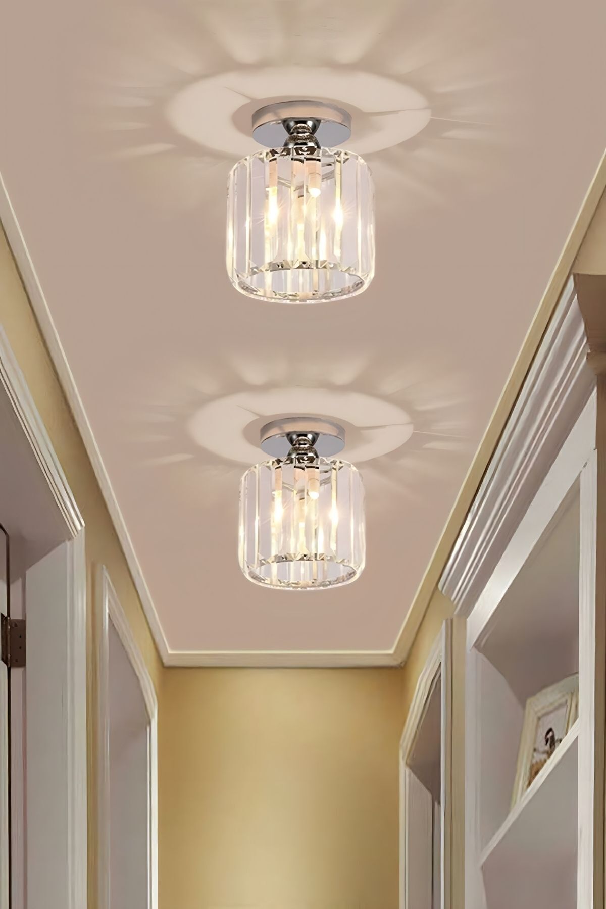 Chiaro Forte Crystal 1-Light Ceiling Light — view 3