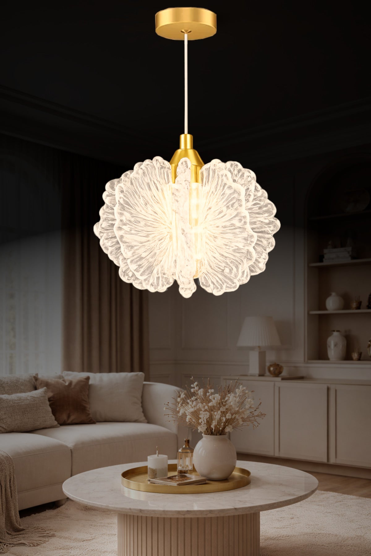 Katerina Gold 1-Light Pendant Light