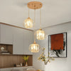 Venezia Gold Crystal 3-Light Pendant Chandelier