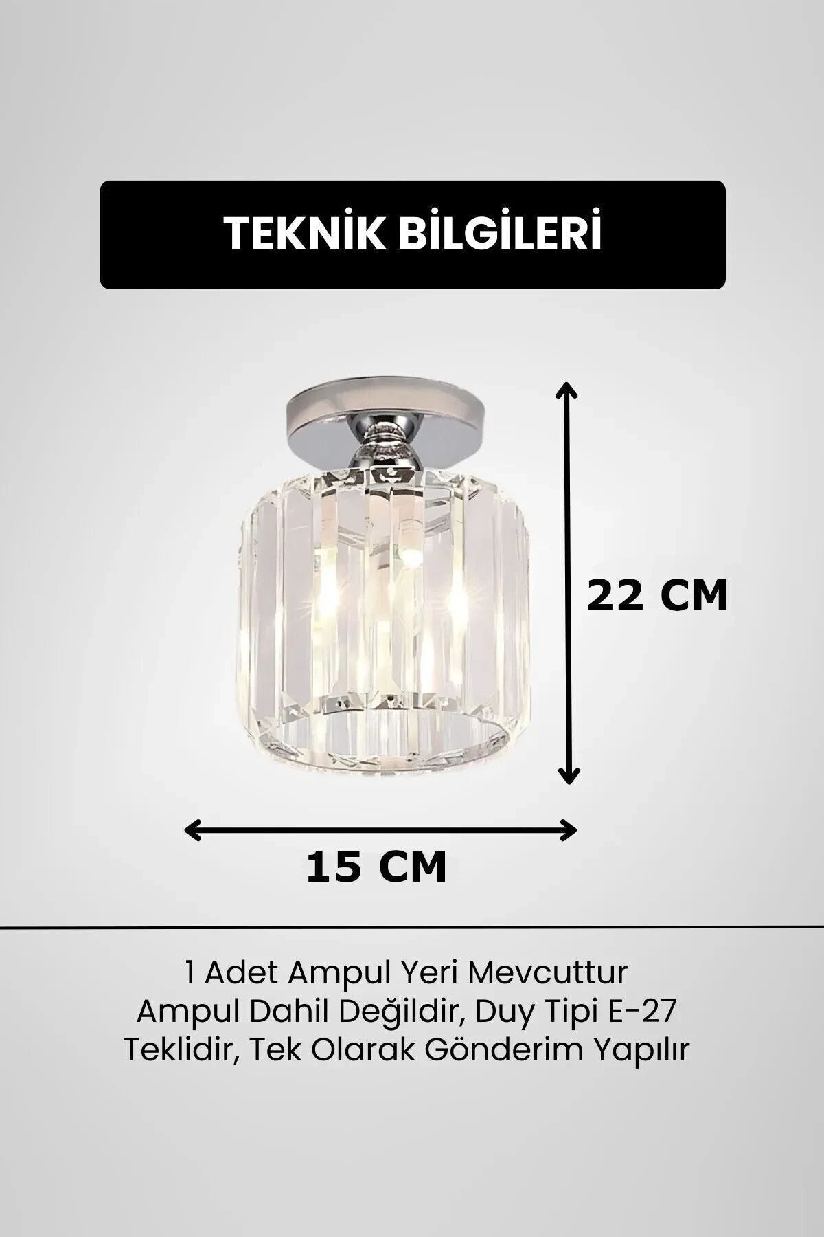 Chiaro Forte Chrome Crystal Ceiling Light — view 2