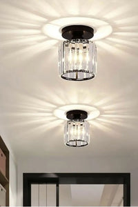 Chiaro Forte Black Crystal Ceiling Light — view 2