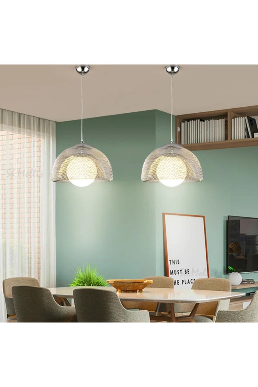 Single-Light Chandelier — alternate view