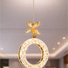 Medusa Gold 1-Light Pendant Light