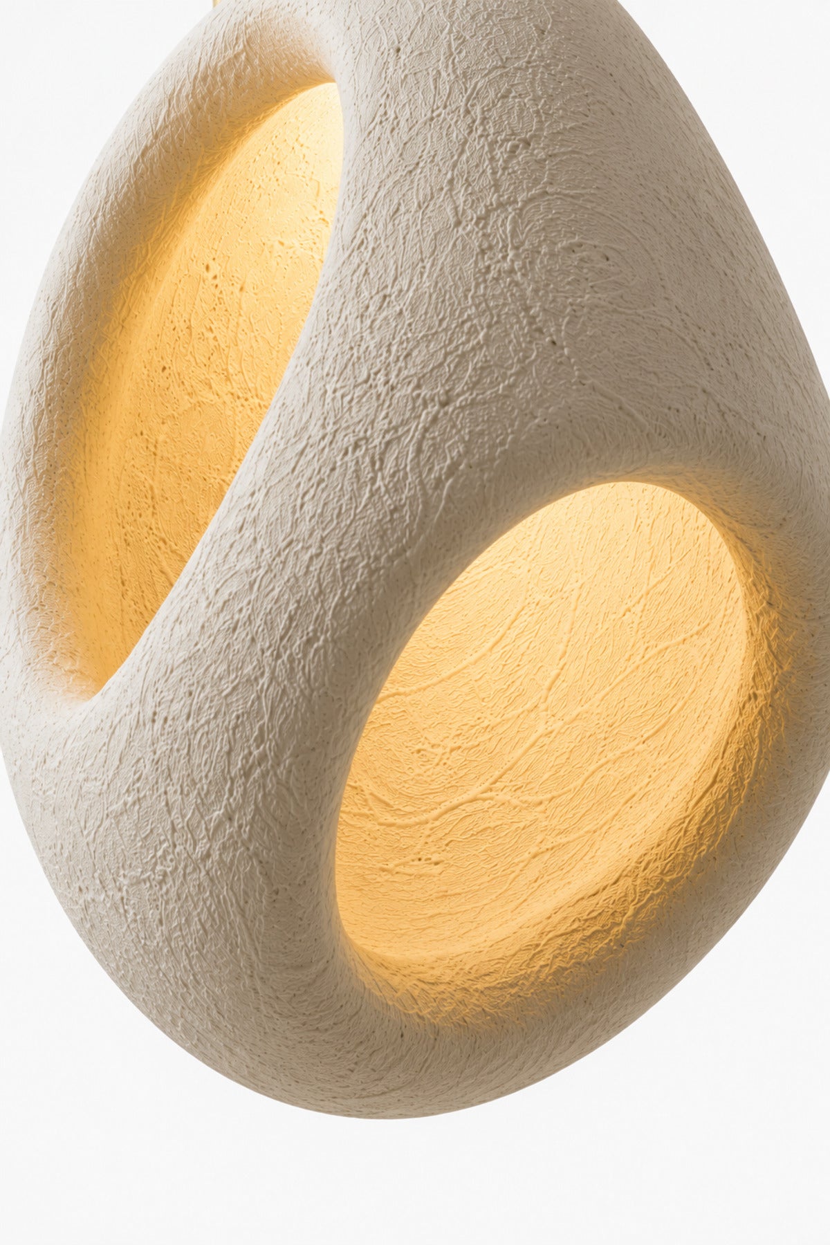 Dora Cream Concrete Pendant Light — view 4