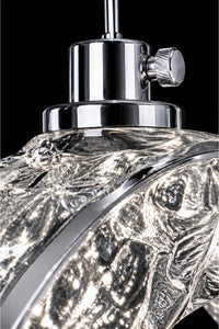 Medusa Chrome 3-Light Remote-Controlled Chandelier — view 4