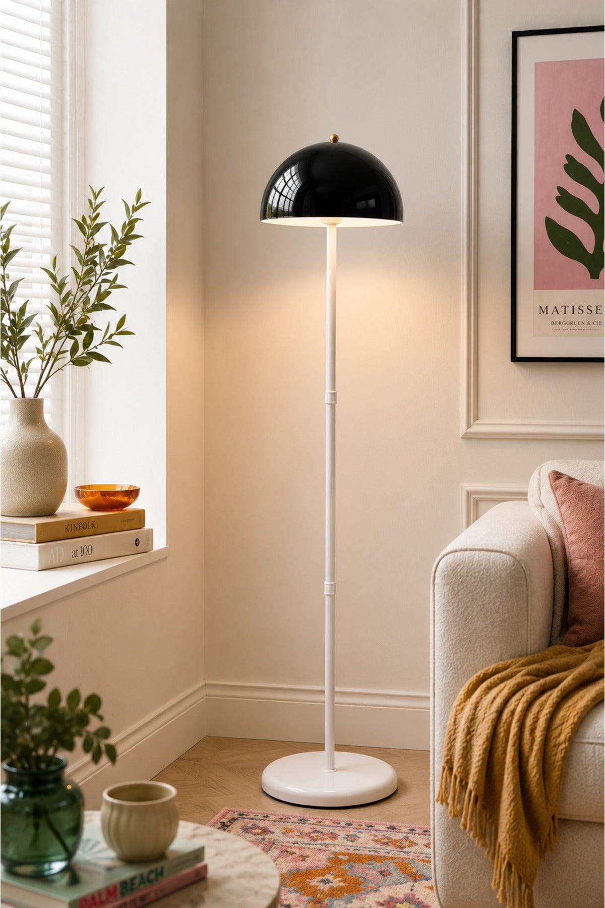 Viyana Black Bohemian 145 cm Floor Lamp