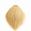 Püsküllü Beige Woven Rustic 1-Light Pendant Light