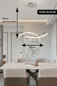 Porto Chrome Remote-Controlled Pendant Light — view 5