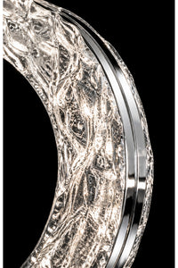 Medusa Chrome 3-Light Remote-Controlled Chandelier — view 3