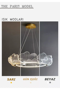 Paris Gold 1-Light Pendant Light — view 7