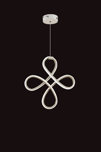 Yonca White 1-Light Chandelier — view 3
