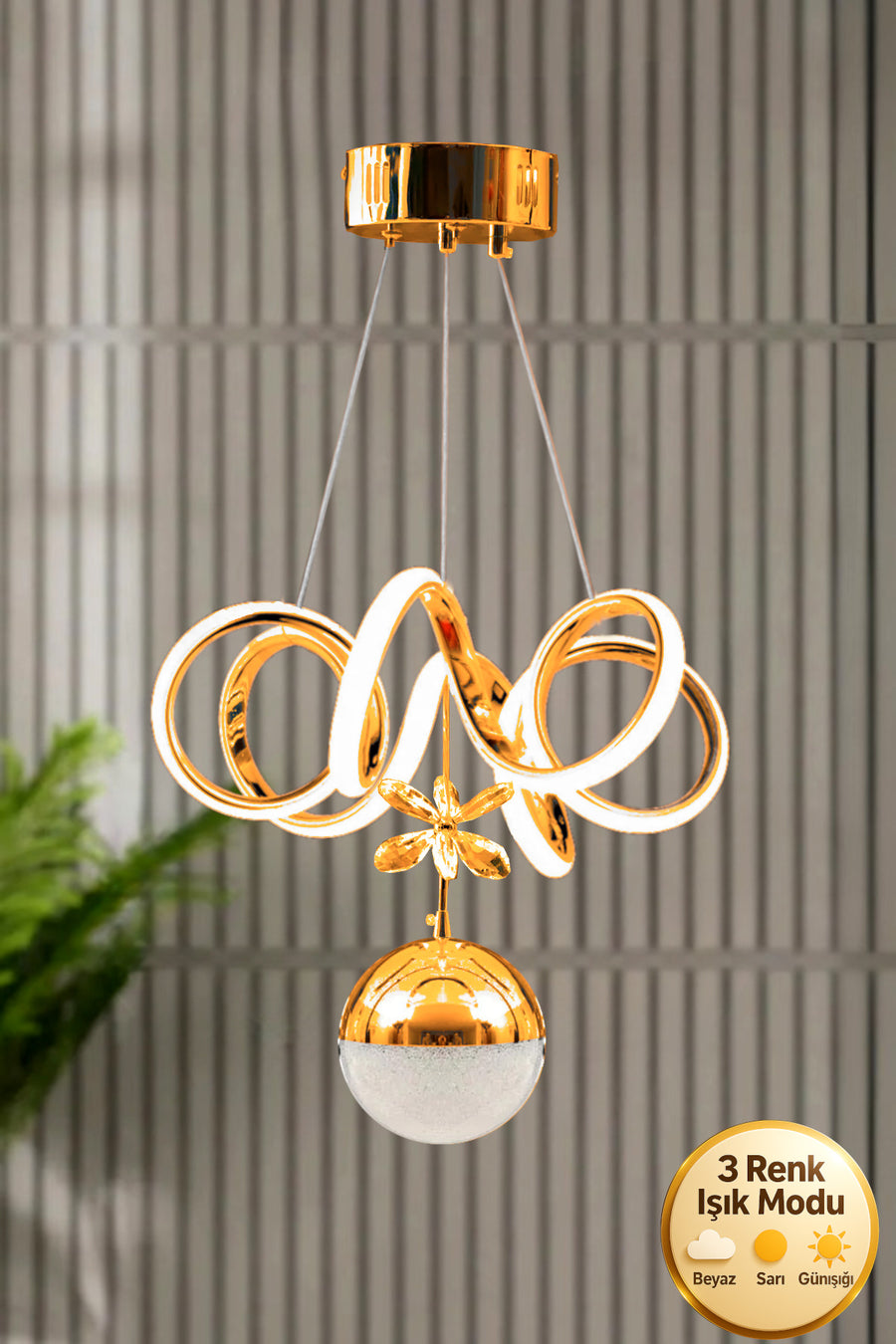 Elda Gold Pendant Light