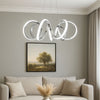 Spiral Chrome 1-Light Pendant Light