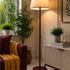 Lucca Burgundy Bohemian 145 cm Floor Lamp