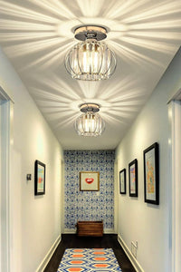 Bella Luce Chrome Crystal Ceiling Light — view 5
