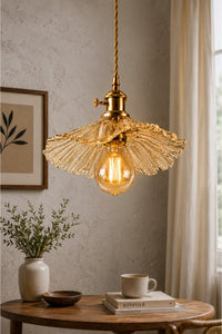 Madrid Clear Glass Classic 1-Light Pendant Light