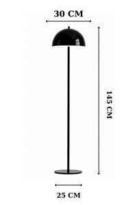 Viyana Chrome Bohemian 145 cm Floor Lamp — view 2