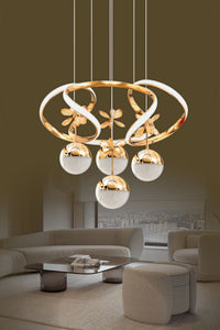 Zümrüt White Chandelier — view 2