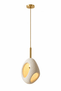 Dora Cream Concrete Pendant Light — view 3